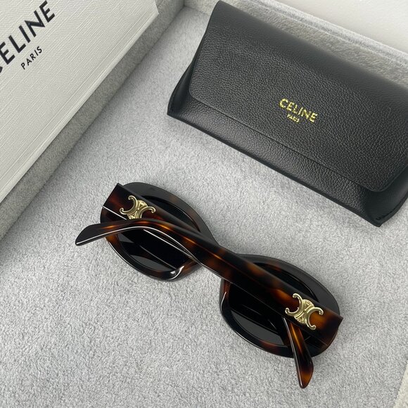 Celine Triomphe Oval Sunglasses - Picture 2 of 6